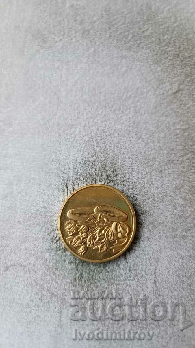 Gilded lucky charm Merry Christmas M N D Wedding rings with price 6.85 BGN | € 3.50 Gilded lucky charm Merry Christmas M N D Wedding rings with price 6.85 BGN | € 3.50