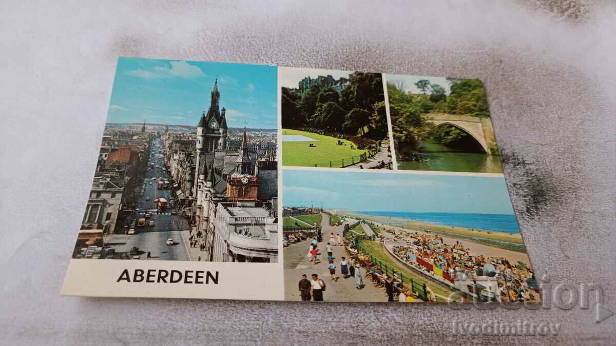 Пощенска картичка Aberdeen Колаж