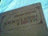 готварска книга какво готви  в европа 375ст 1979г