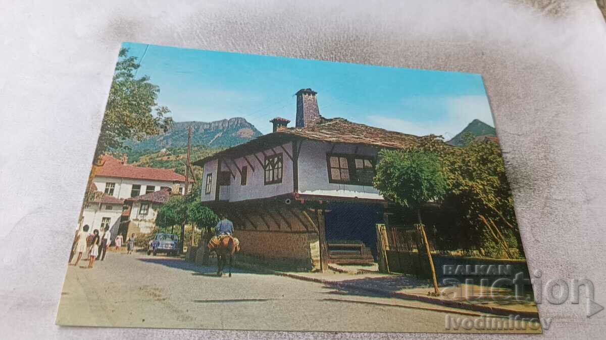 Postcard Teteven Old house 1975