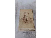 Photo Young man with a mustache Cardboard