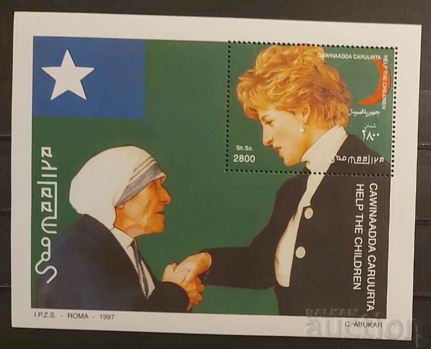 Somalia 1998 Personalities/Lady Diana/Mother Teresa Block €12 MNH