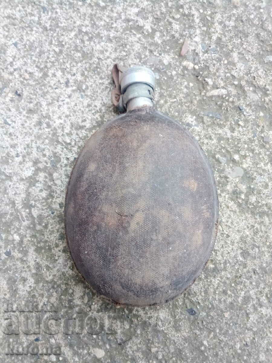 An old military flask