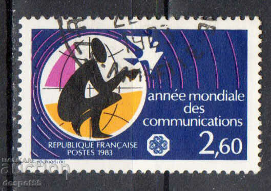 1983. Franța. Anul mondial de comunicare.
