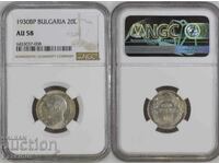 20 BGN 1930 AU58 - NGC