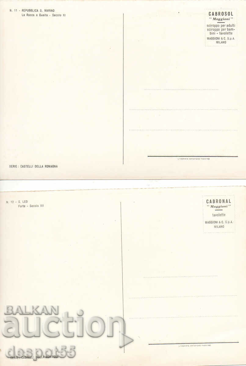 Delivery of Italy - Series "Fortresses" IV. Delivery of Italy - Series "Fortresses" IV.