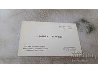 HARRY HAINES Business Card