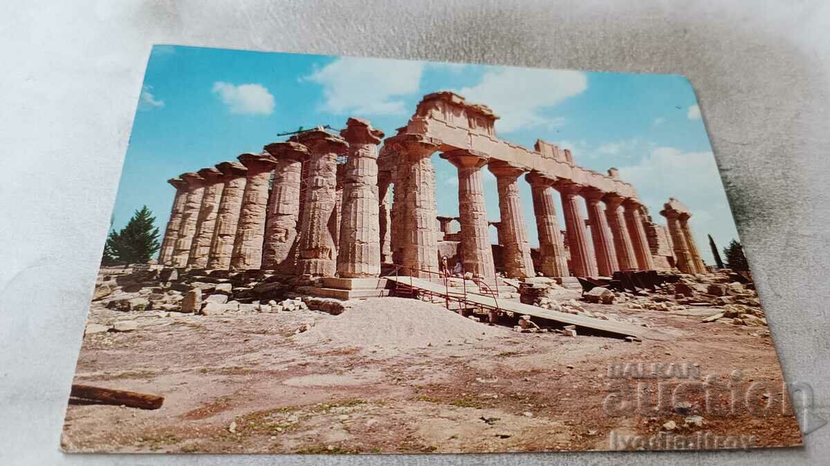 Καρτ ποστάλ Λιβύη Γενική άποψη του ναού του Διός