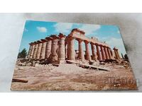 Postcard Libya General View of Temple of Zeus