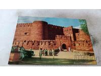 Postcard Agra Fort AmarSingh Gate