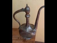 Old beautiful large copper kettle 2