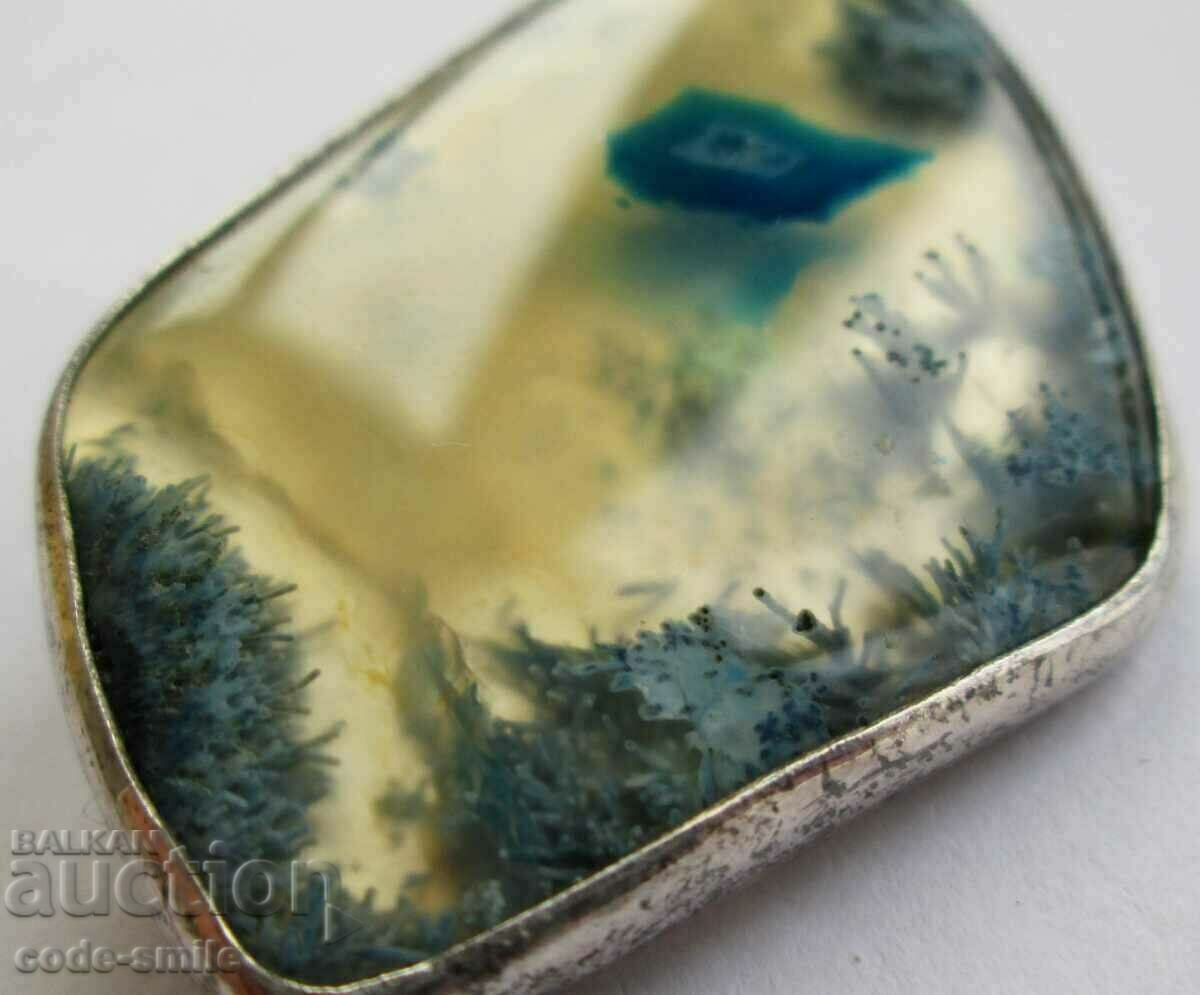 Delivery of Unique women's silver brooch with agate handmade Delivery of Unique women's silver brooch with agate handmade