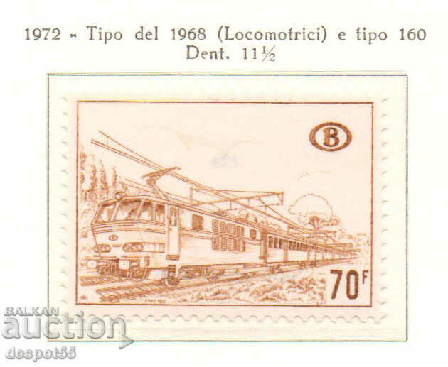 1972-73. Belgia. Timbre pentru colete feroviare.