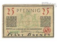 Германия Notgeld 25 пфенига 1921 година