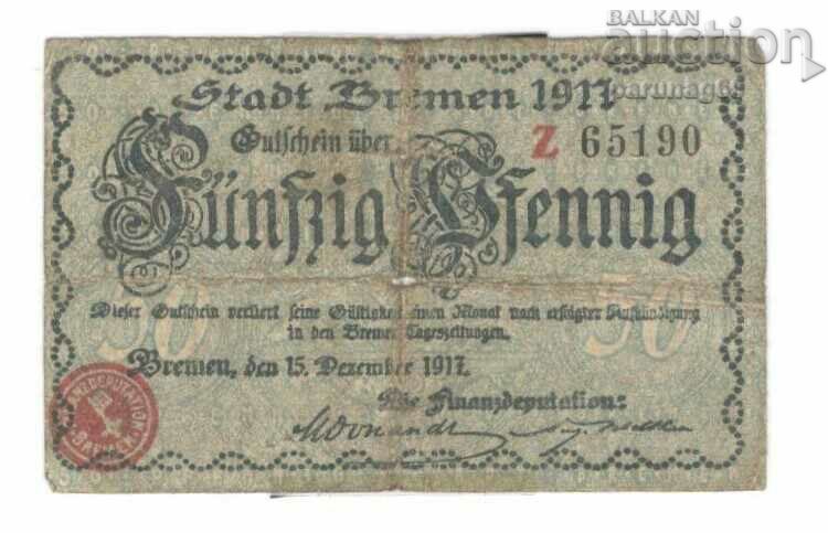 Γερμανία Notgeld 50 pfennig 1917