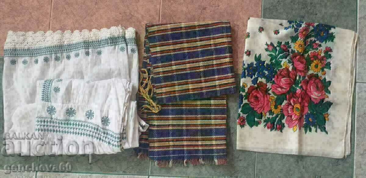 Dress with embroidery, scarf and authentic apron - 7