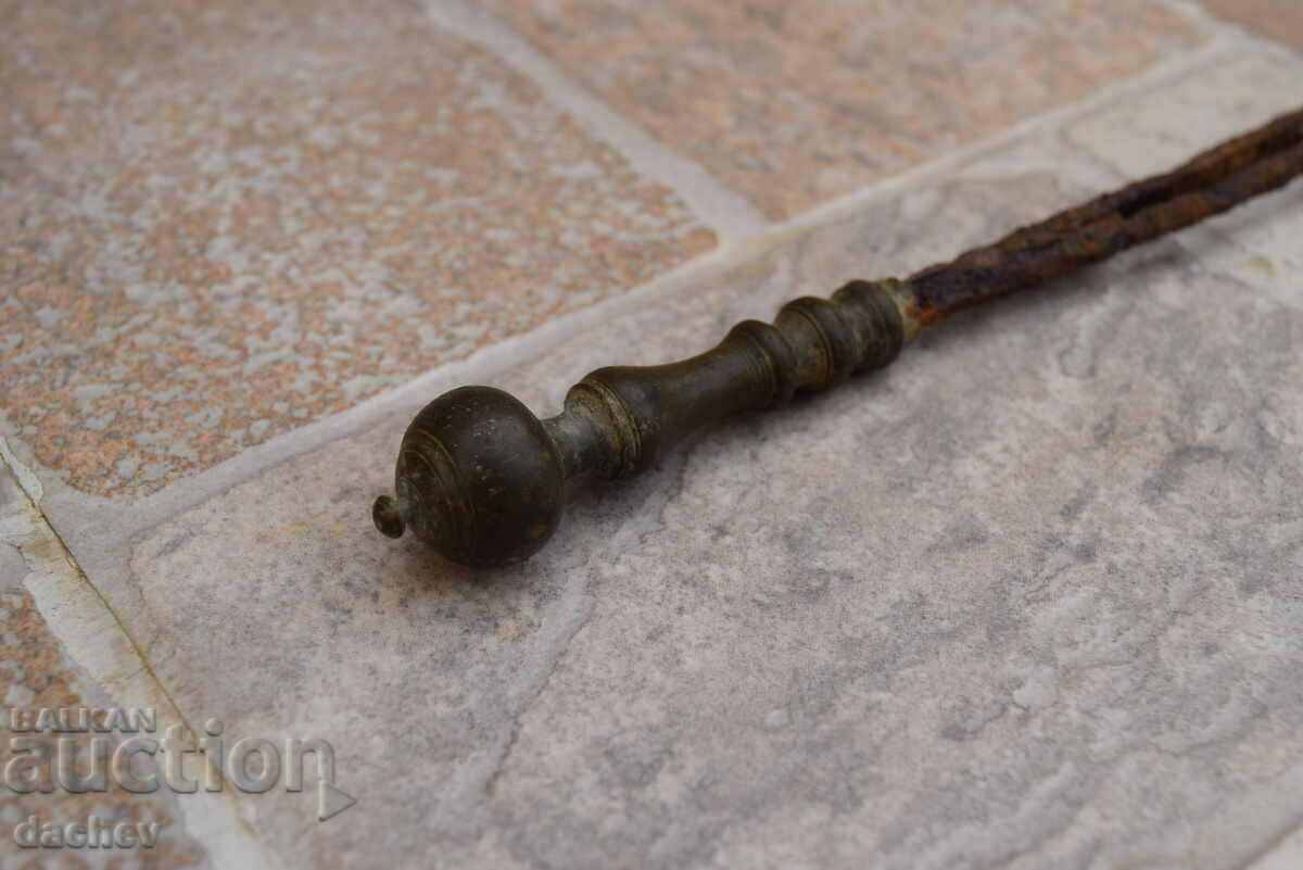 Very Old Harbia with bronze handle Pishtov Shotgun Shompol - 5 Very Old Harbia with bronze handle Pishtov Shotgun Shompol - 5