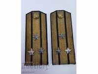 Σπάνιοι βουλγαρικοί κομμουνιστικοί ναυτικοί επωμίδες καπετάνιου I βαθμού