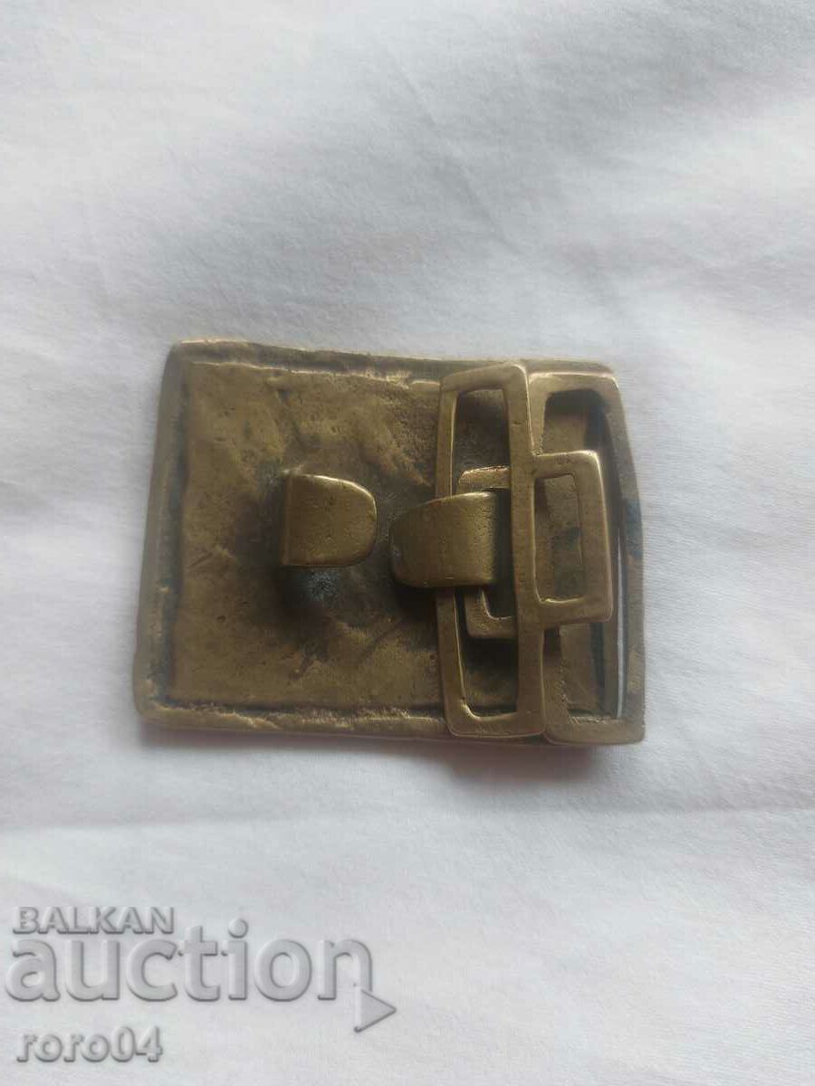 Railway - BRONZE BUCKLE - BELT - 7 Railway - BRONZE BUCKLE - BELT - 7