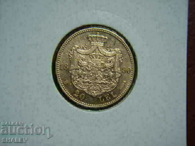 Auction 20 Lei 1890 Romania (20 lei Romania) - AU (gold) Auction 20 Lei 1890 Romania (20 lei Romania) - AU (gold)