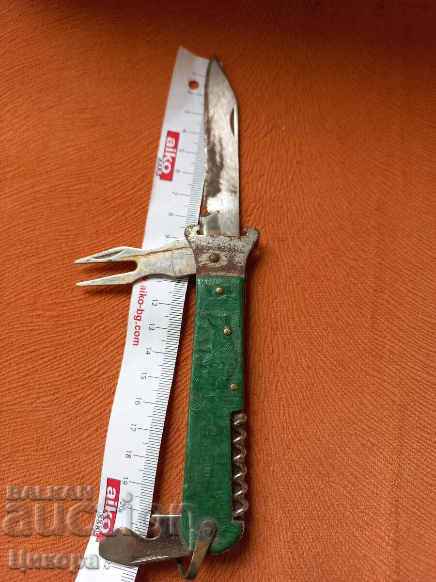 ΠΑΛΙΟ ΡΩΣΙΚΟ ΚΥΝΗΓΗΤΙΚΟ ΜΑΧΑΙΡΙ ΠΤΥΣΣΟΜΕΝΟ ΧΕΡΙ με τιμή 50.00 BGN | € 25.56 ΠΑΛΙΟ ΡΩΣΙΚΟ ΚΥΝΗΓΗΤΙΚΟ ΜΑΧΑΙΡΙ ΠΤΥΣΣΟΜΕΝΟ ΧΕΡΙ με τιμή 50.00 BGN | € 25.56