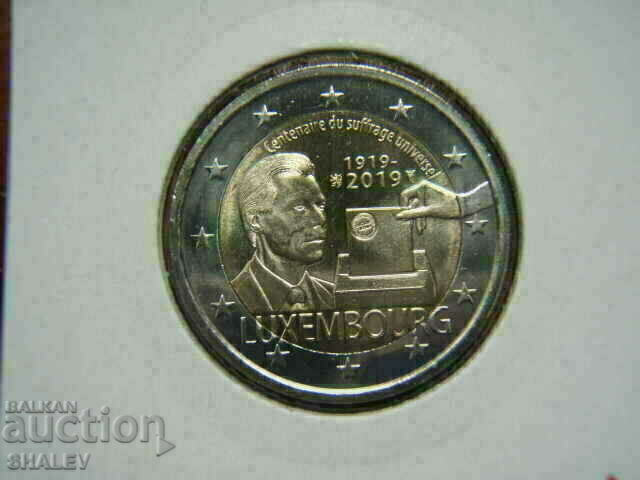 Delivery of 2 euro 2019 Luxembourg "100 years vote"(1) Luxembourg 2 euro