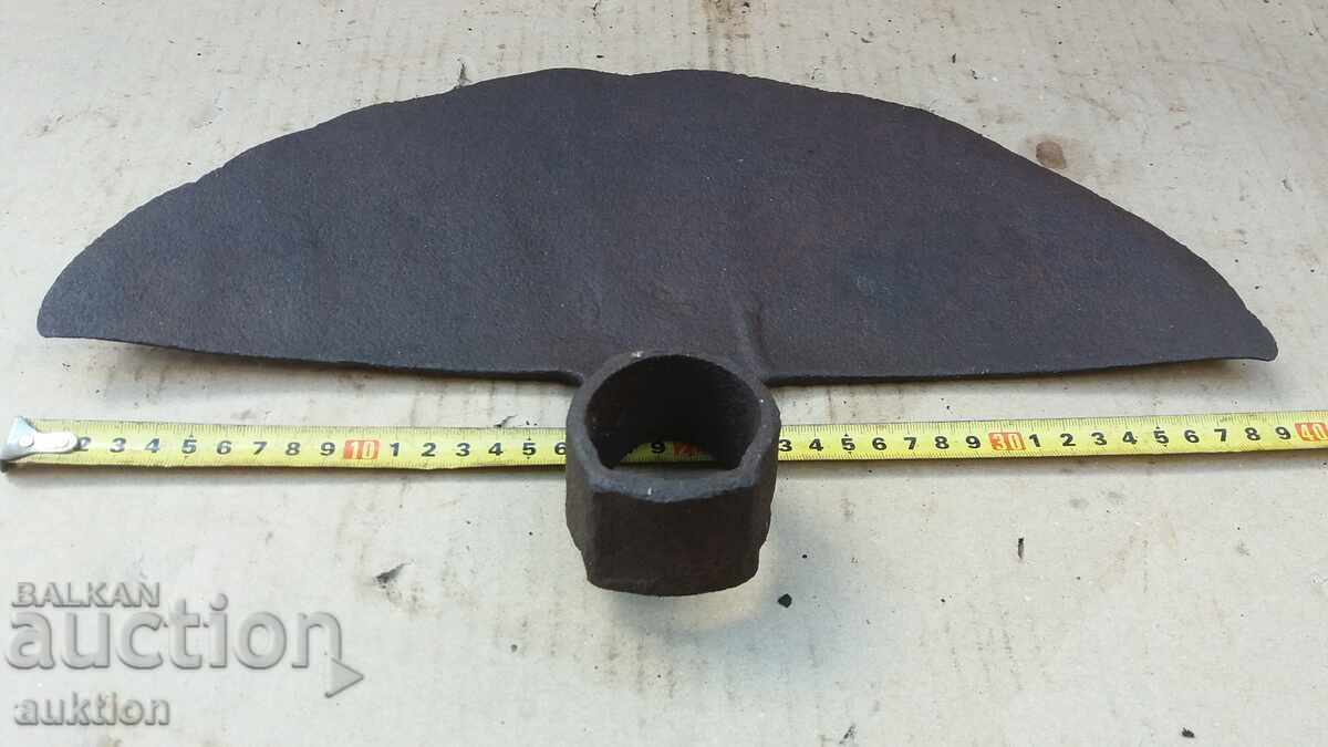 FORGED HUGE RENAISSANCE HOE, SHOVEL - 6