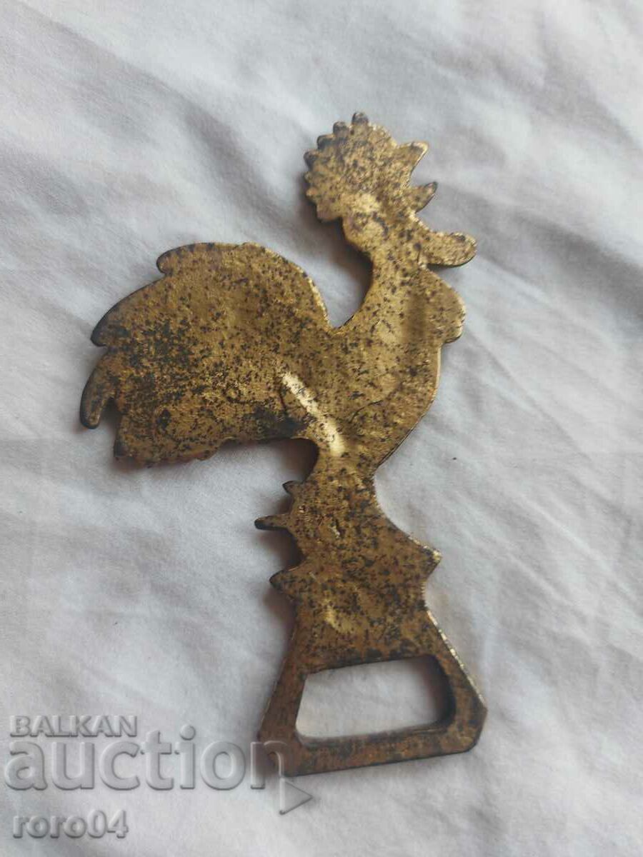 Delivery of ROOSTER - OPENER - BRONZE / BRASS Delivery of ROOSTER - OPENER - BRONZE / BRASS