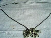 rare necklace of natural fine pearls 1mm 100 years