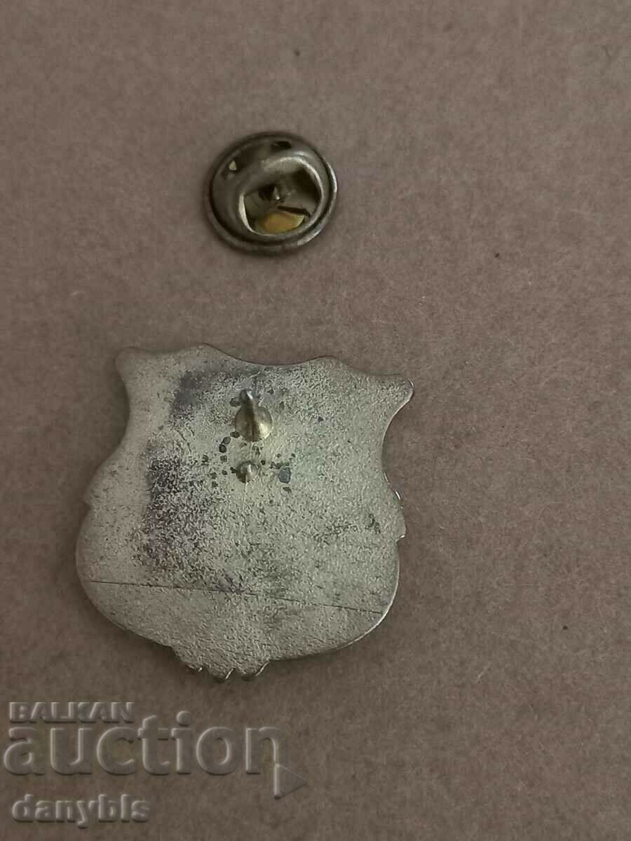 Badge - Hristo Stoichkov - Barcelona - caricature with price 40.00 BGN | € 20.45