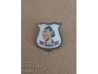 Badge - Hristo Stoichkov - Barcelona - caricature