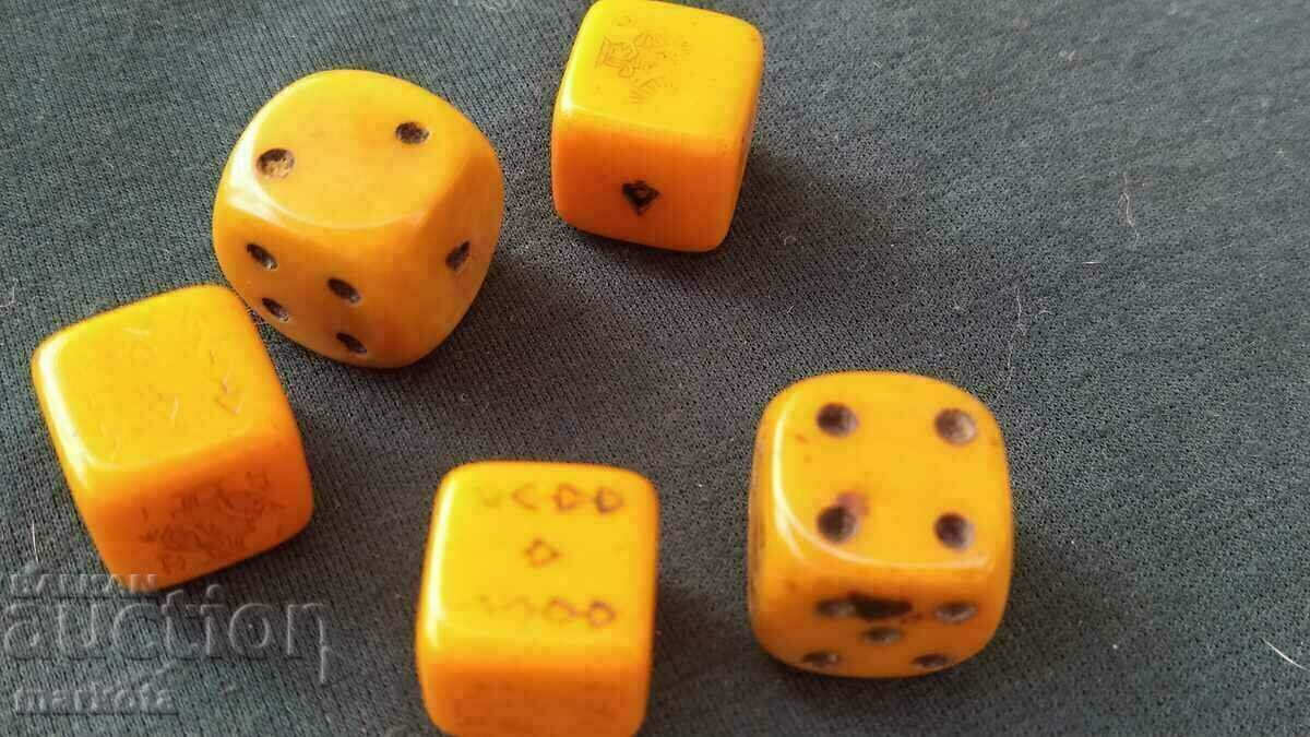Delivery of Antique Amber Barbut Dice