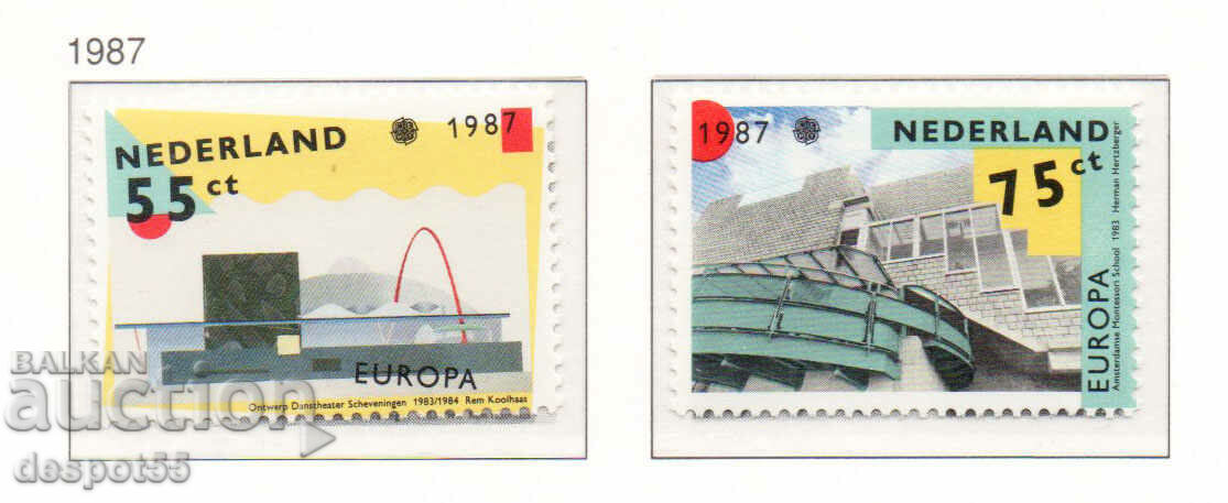 1987. Ολλανδία. Ευρώπη - Μοντέρνα αρχιτεκτονική.
