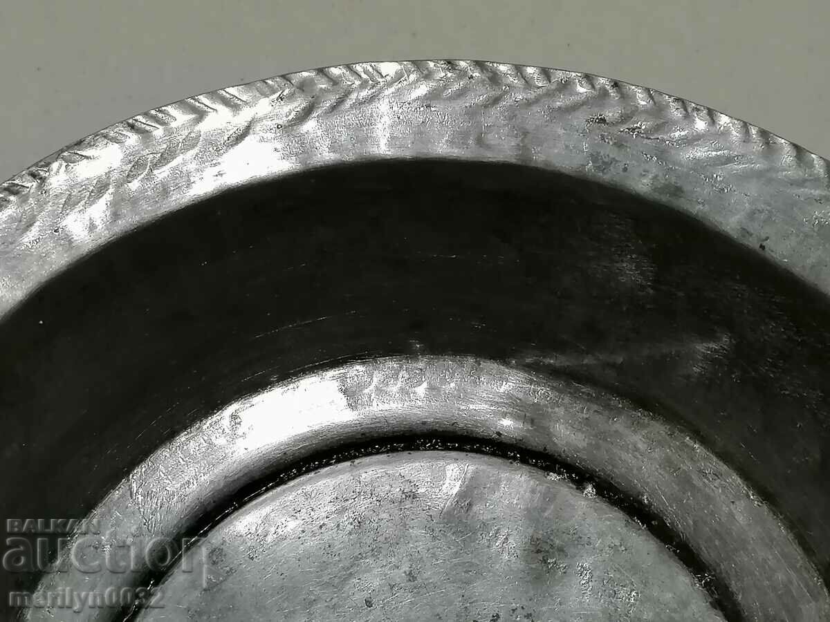 Old copper sahan, baker, bowl, plate, tass with price 46.00 BGN | € 23.52 Old copper sahan, baker, bowl, plate, tass with price 46.00 BGN | € 23.52