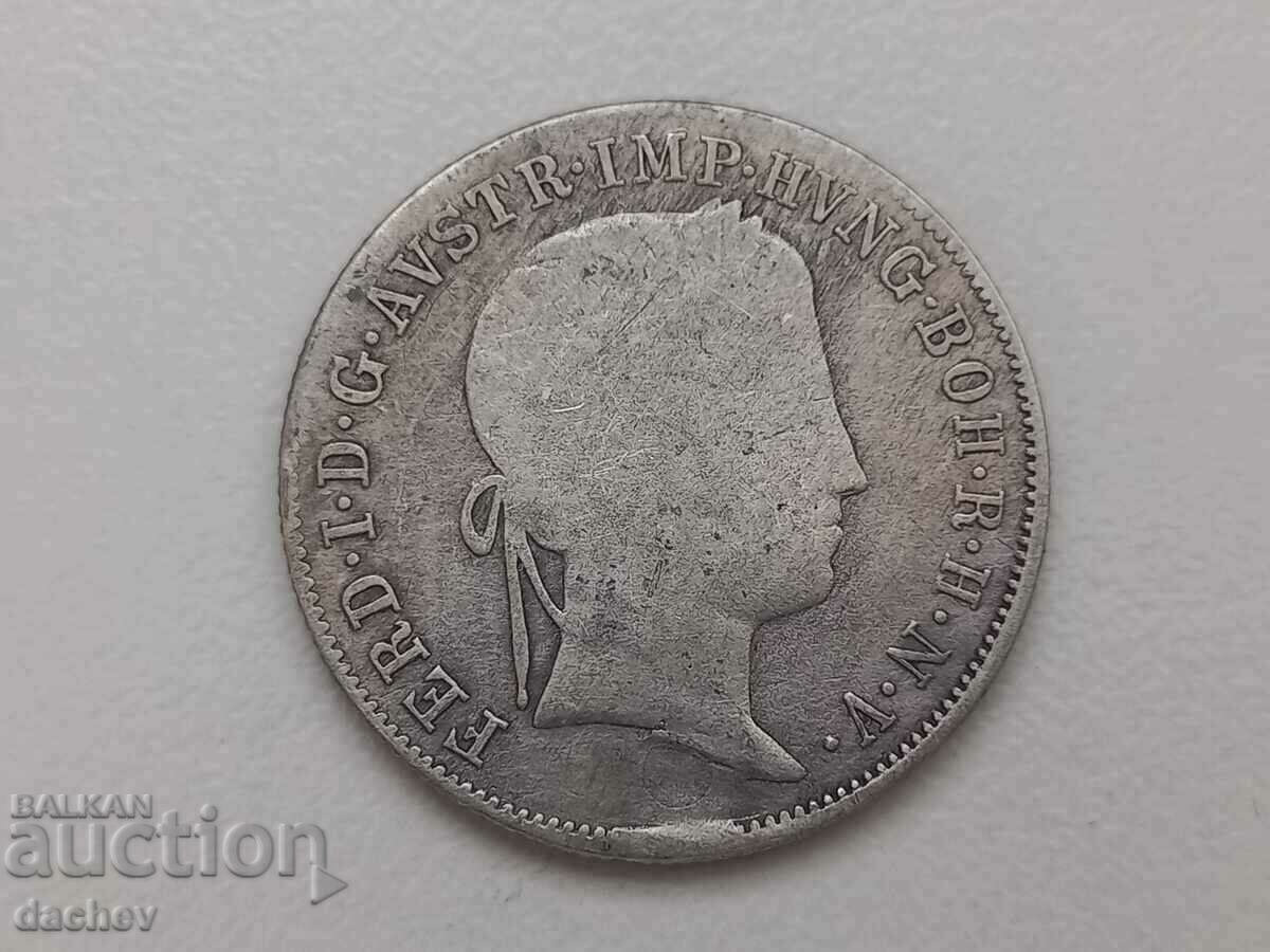 Rare Silver Coin Austria 20 Kreuzer Austria-Hungary 1848 with price 35.00 BGN | € 17.90 Rare Silver Coin Austria 20 Kreuzer Austria-Hungary 1848 with price 35.00 BGN | € 17.90