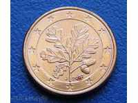Германия 1 евроцент Euro cent 2007 J