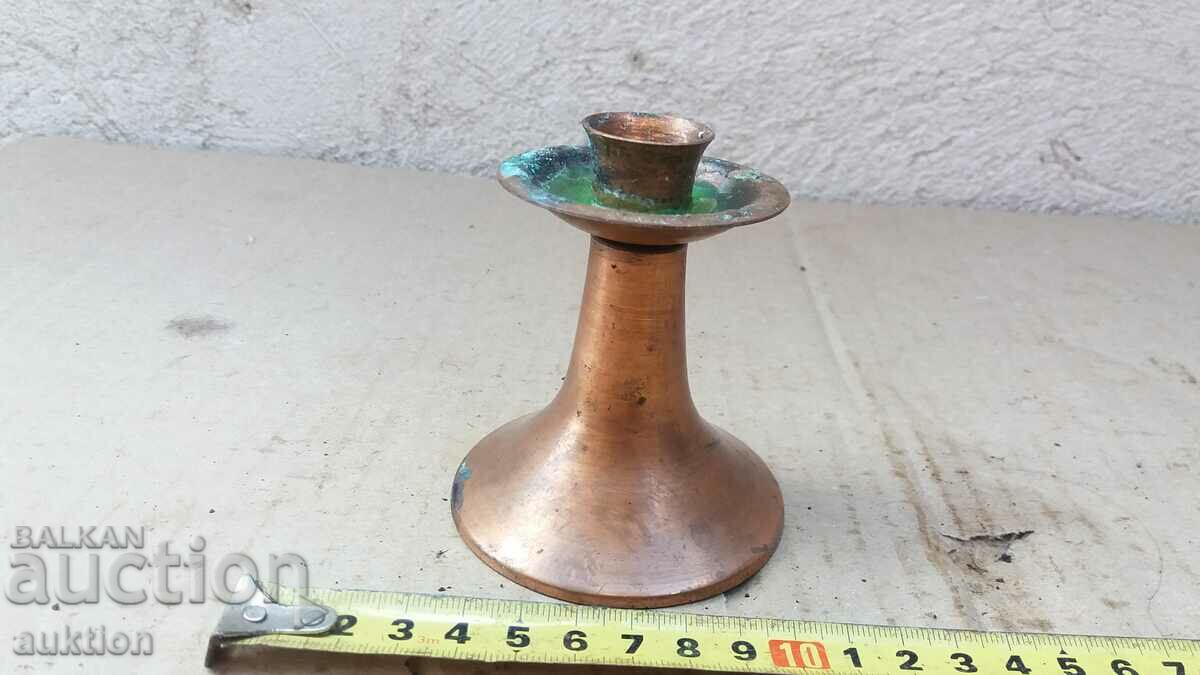 Auction  RENAISSANCE COPPER CANDLESTICK