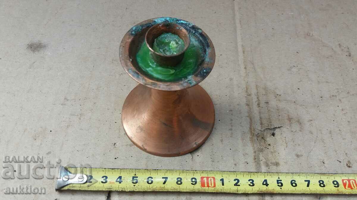 RENAISSANCE COPPER CANDLESTICK - 5
