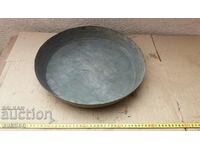 WROUGHT RENAISSANCE COPPER PAN - TRAY FOR PIES, PIES
