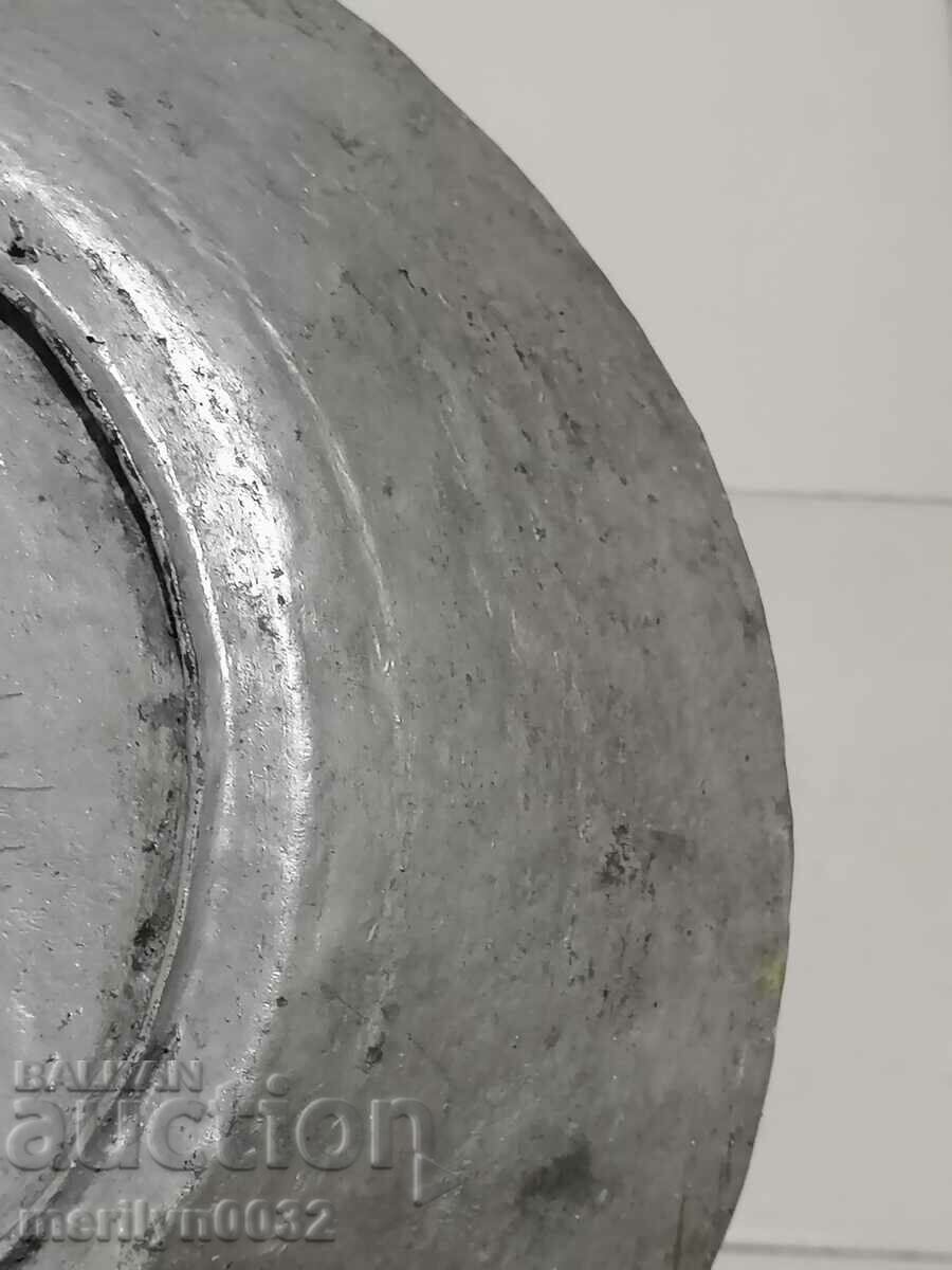 Old panica large, saucer, plate, copper vessel, bowl - 5 Old panica large, saucer, plate, copper vessel, bowl - 5