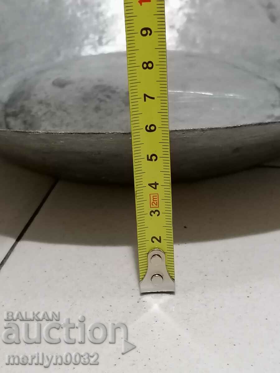 Old panica large, saucer, plate, copper vessel, bowl - 7 Old panica large, saucer, plate, copper vessel, bowl - 7