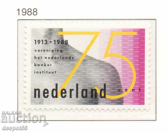 1988. Нидерландия.  75-та годишнина на Института по рака.