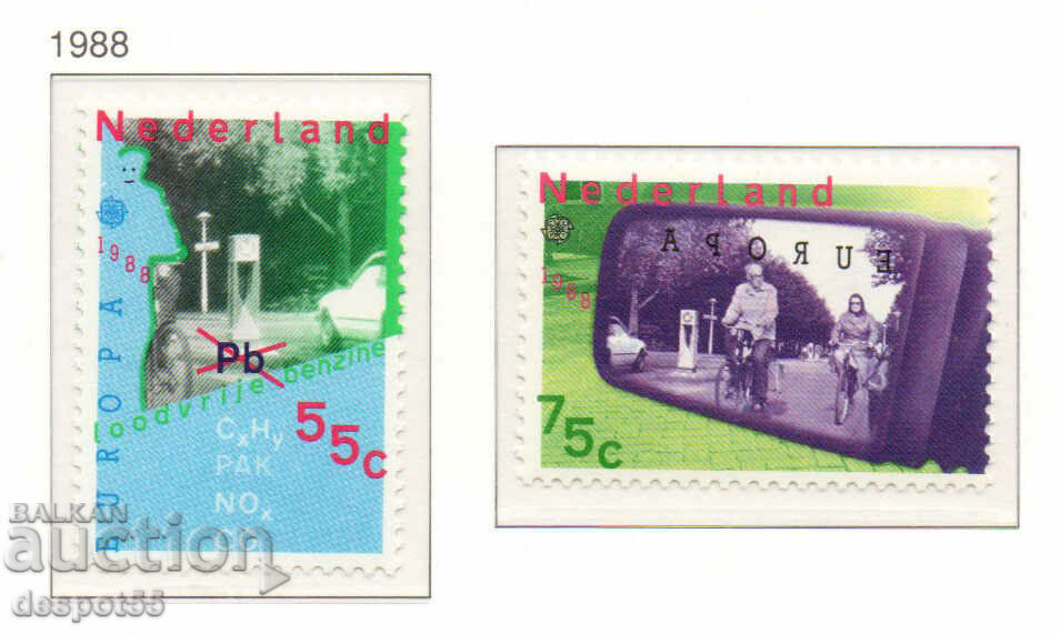 1988. Нидерландия. ЕВРОПА - Транспорт и съобщения.