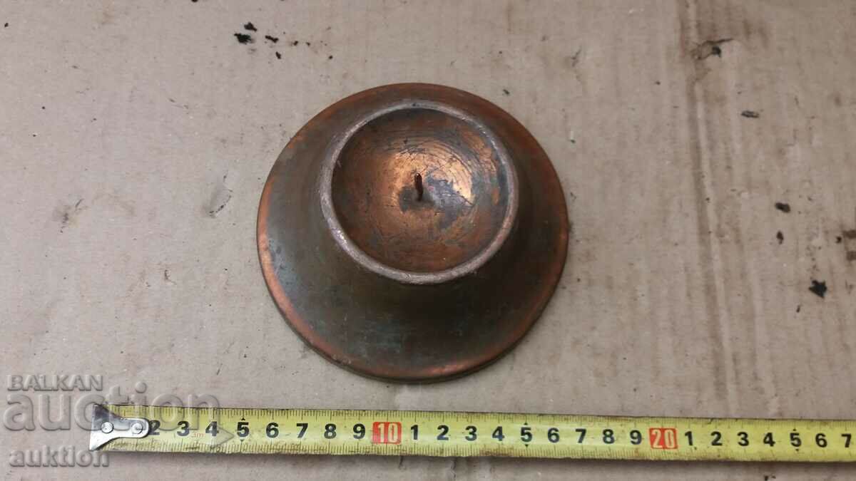 COPPER CANDLESTICK - EXCELLENT with price 8.99 BGN | € 4.60 COPPER CANDLESTICK - EXCELLENT with price 8.99 BGN | € 4.60