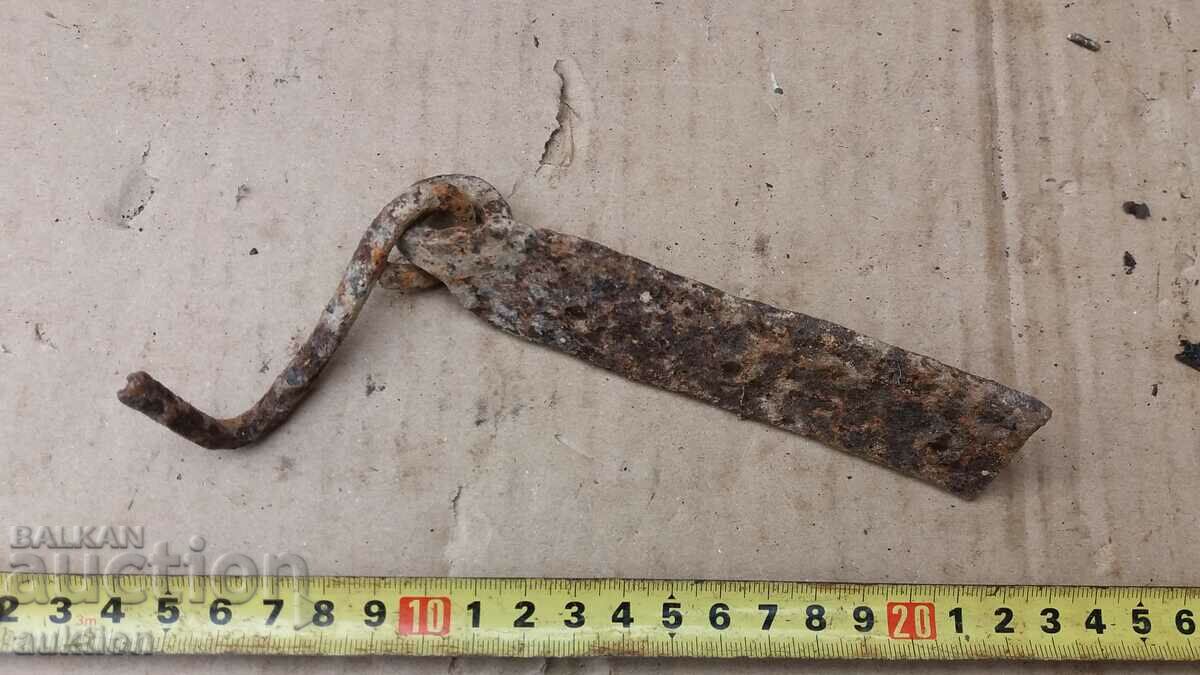 OLD FORGED DOOR LOCK - 7 OLD FORGED DOOR LOCK - 7