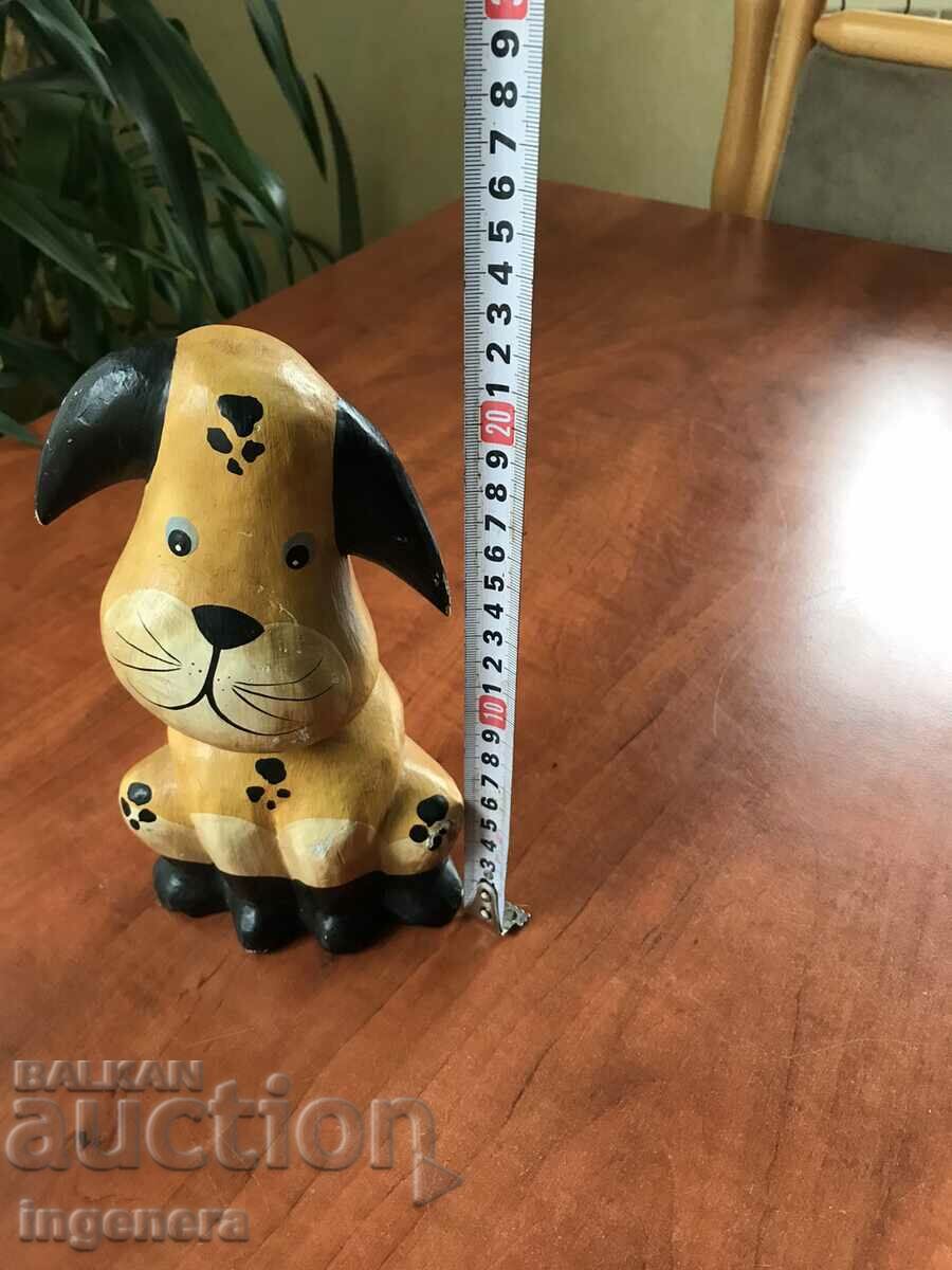 DOG PUPPY DOG WOOD FIGURE STATUETTE SOUVENIR with price 18.00 BGN | € 9.20 DOG PUPPY DOG WOOD FIGURE STATUETTE SOUVENIR with price 18.00 BGN | € 9.20