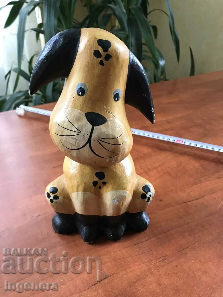 DOG PUPPY DOG WOOD FIGURE STATUETTE SOUVENIR - 5 DOG PUPPY DOG WOOD FIGURE STATUETTE SOUVENIR - 5
