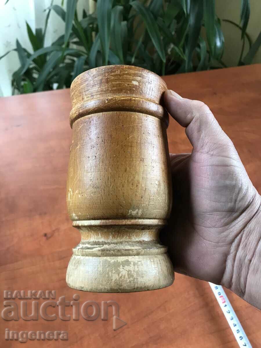 MORTAR WOODEN LARGE ANTIQUE with price 13.00 BGN | € 6.65