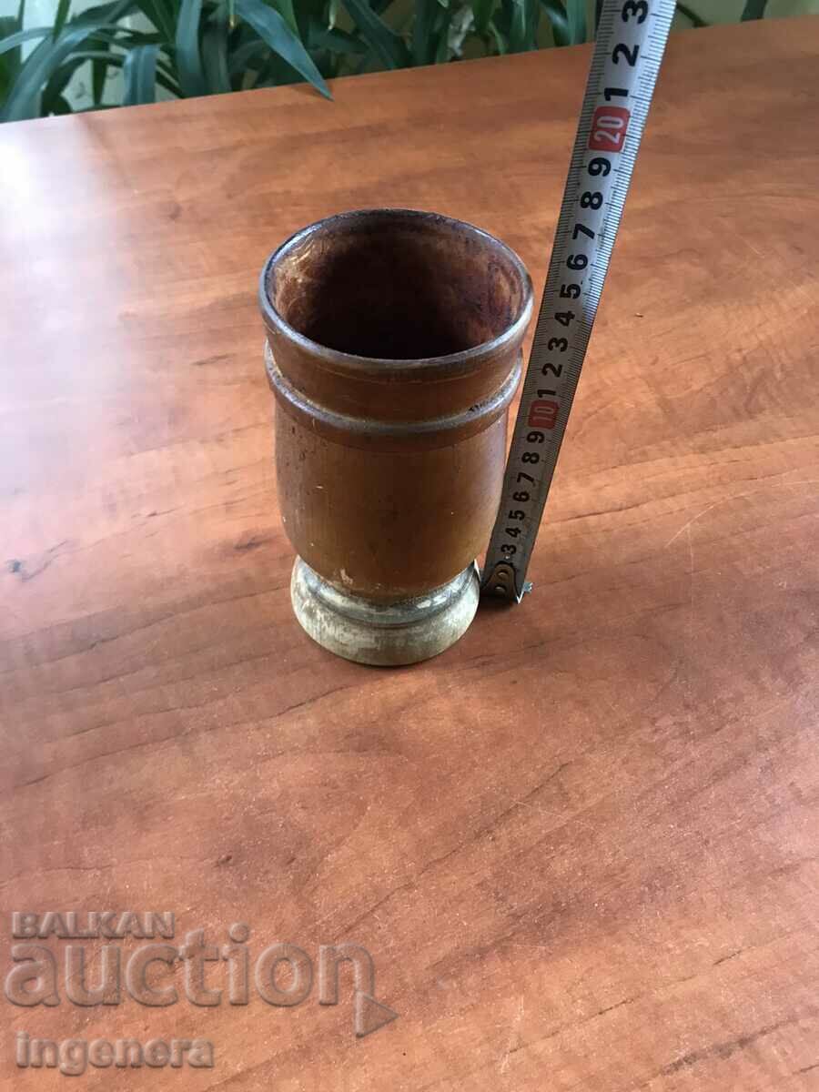 Delivery of MORTAR WOODEN LARGE ANTIQUE