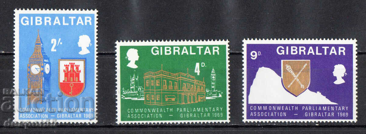 1969. Gibraltar. Asociația Parlamentară a Brit. comunitate.